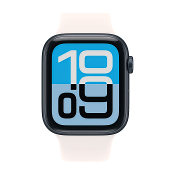 Apple Watch SE 3 40 mm, Midnight Aluminum Light Blush Sport Band M/L